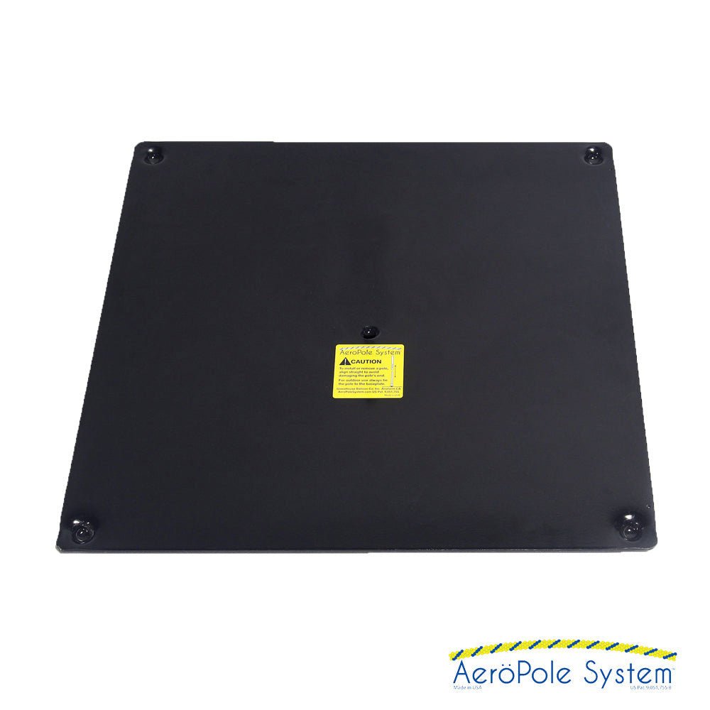 Base Plate 24 Inch Black AeroPole