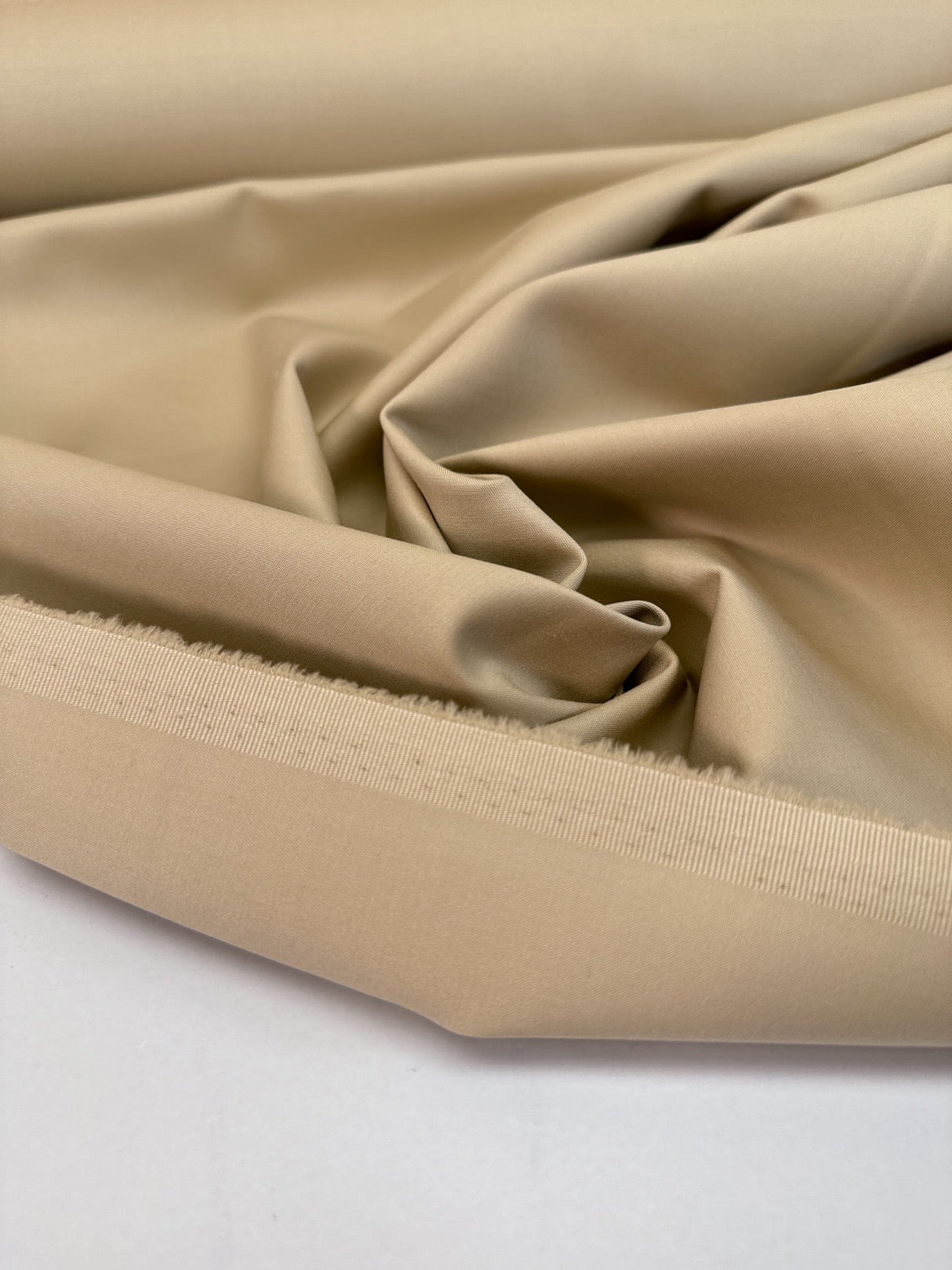 Viscose Elastane Crepe Beige