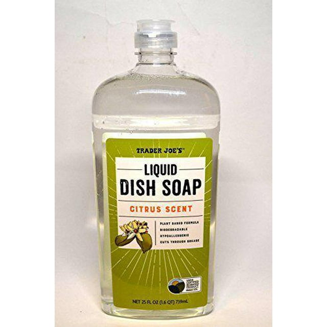 Trader Joe’s Liquid Dish Soap Citrus Scent phosphate-free and hypoallergenic | 12.5 Lb