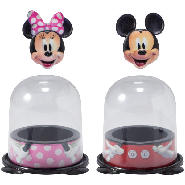 Disney Mickey Mouse and Minnie Mouse Jumbo cupcake holder - 16 sets
