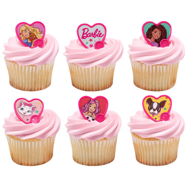 Barbie Be The Future Cupcake Cake Decorating Rings 144 set