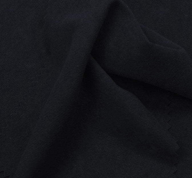 Alova Washed Micro Suede Polyester Fabric - Black, 58/60" Width