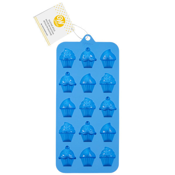 Wilton Silicone Cupcake Candy Mold, 18-Cavity