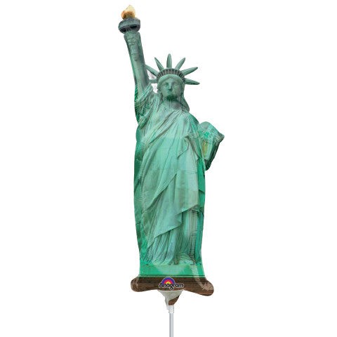 Patriotic Balloon, Statue Balloon, Party Decor, Liberty Balloon, Foil Balloon, Air Filled, Mini Balloon, Centerpiece Use, Anagram Brand, 4th July Theme, 4th july/ gradution (laballoons)