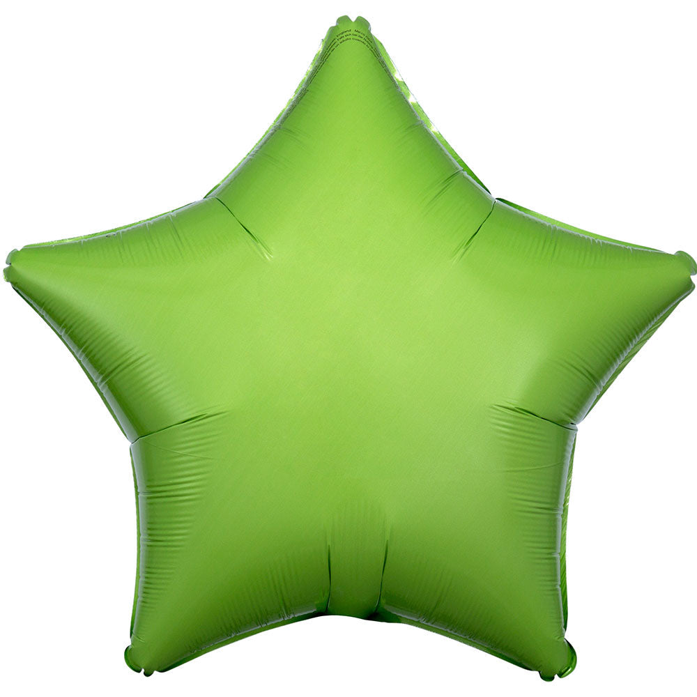 Foil Balloon 19 Inch Star Kiwi Green