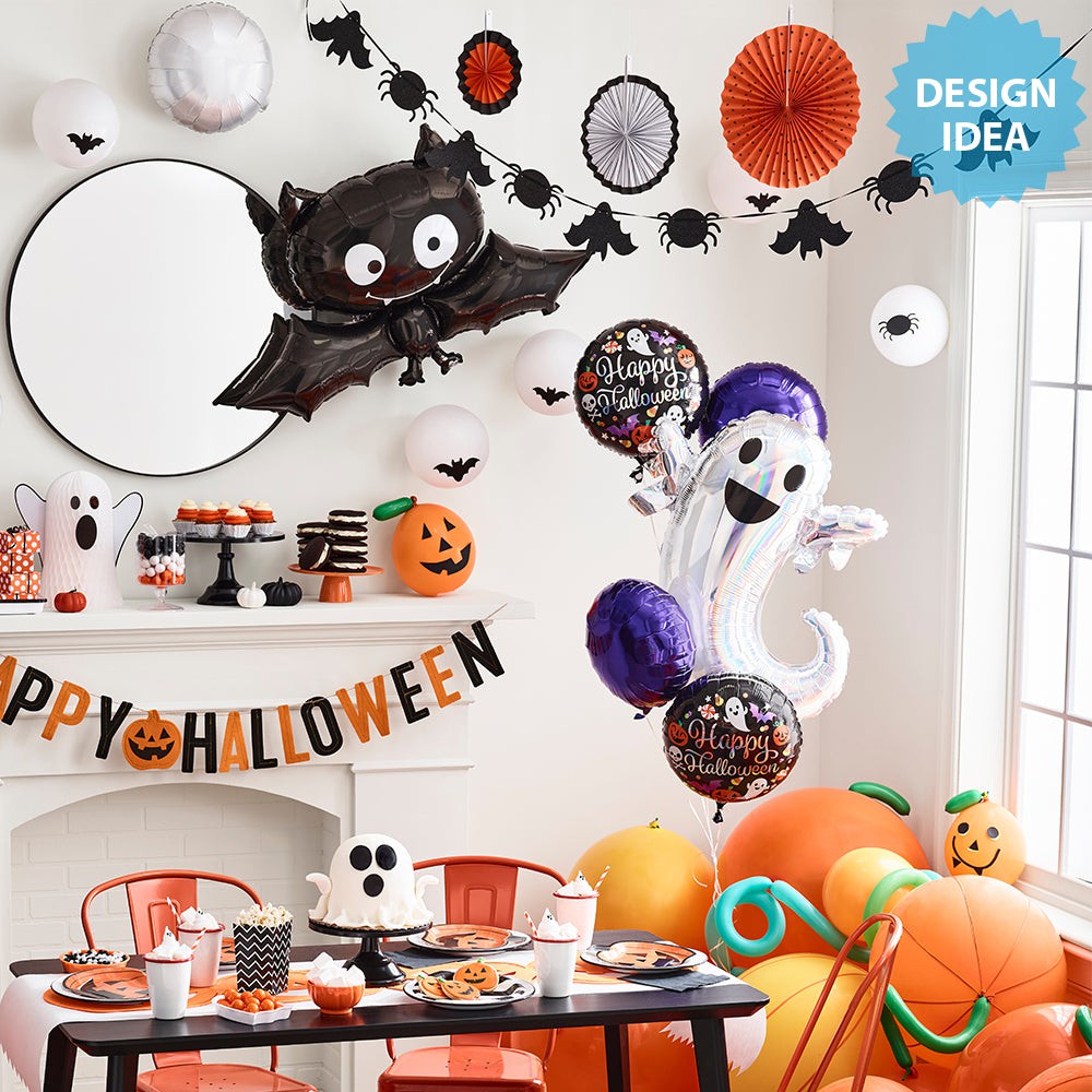 Foil Balloon Iridescent Ghost 28 Inch
