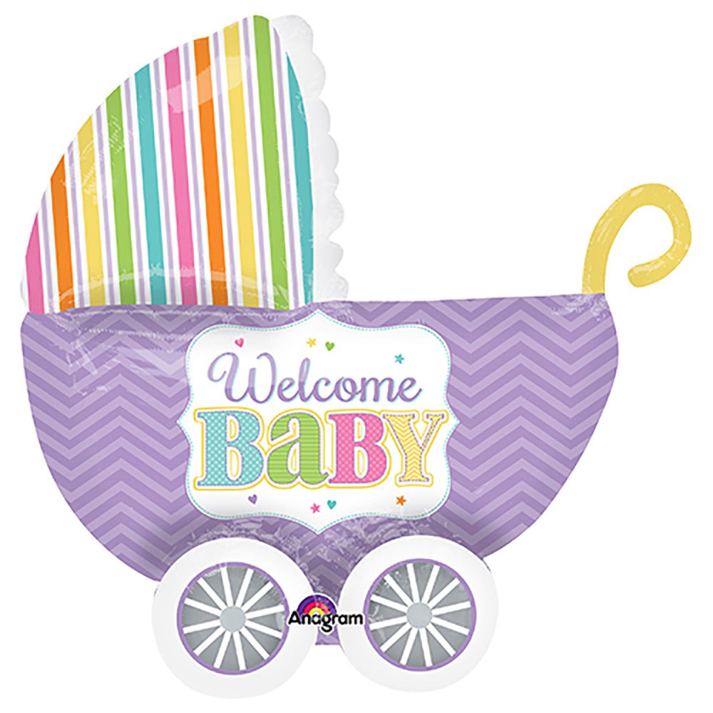 Foil Balloon 32 Inch Baby Brights