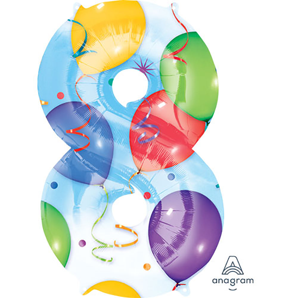Foil Balloon Number 8