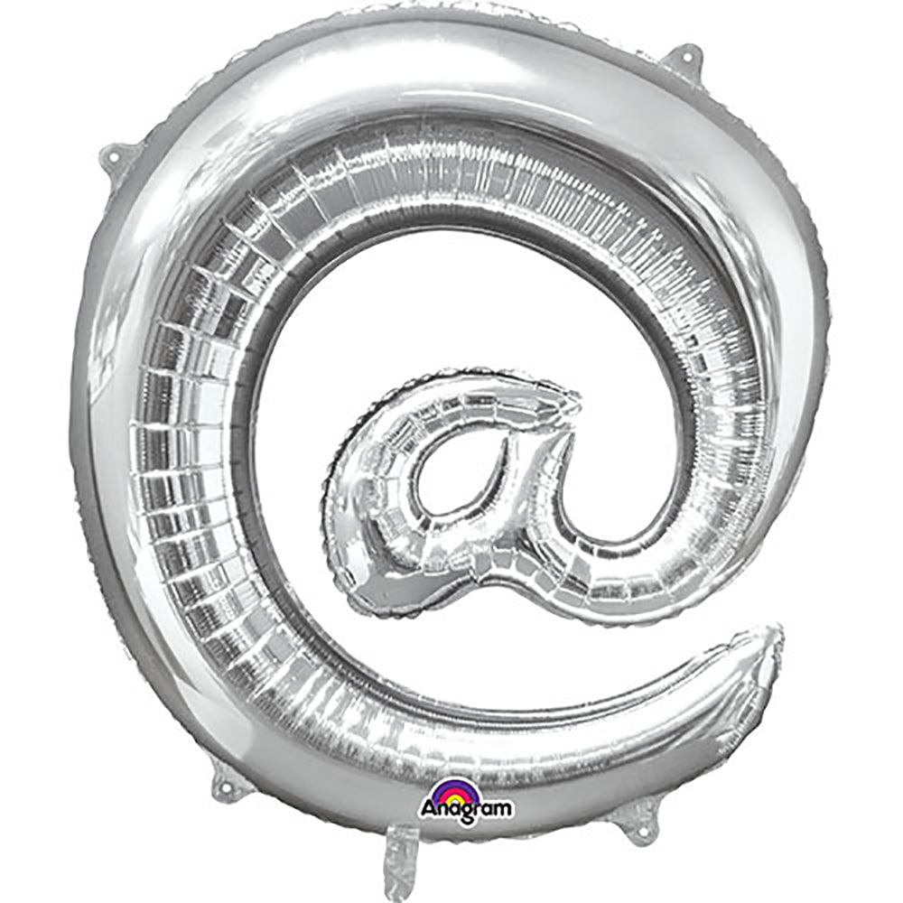Silver Foil Symbol @ Balloon 34 Inch