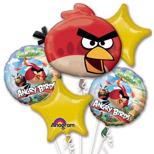 Angry Birds Balloon Bouquet