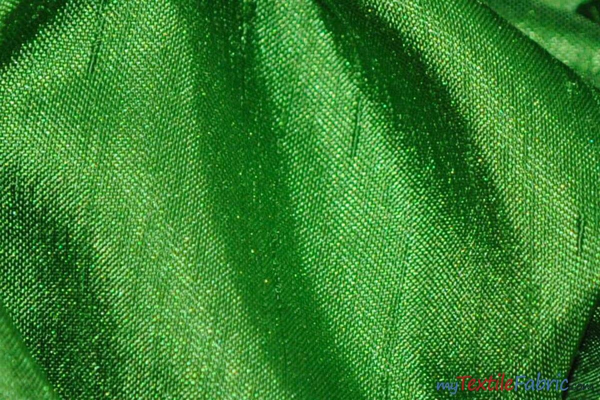 Shantung Satin Polyester Fabric - Reversible Satin Dupioni Silk, Multiple Colors, 58/60" Width (Yards, Bolts, Sample Swatches)
