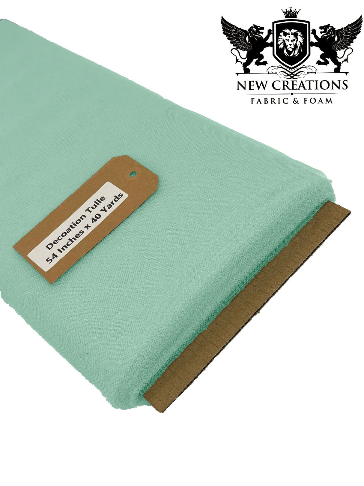Aqua Tutu Tulle Fabric - Aqua Sheer Netting, 54" Width (5 Yards)