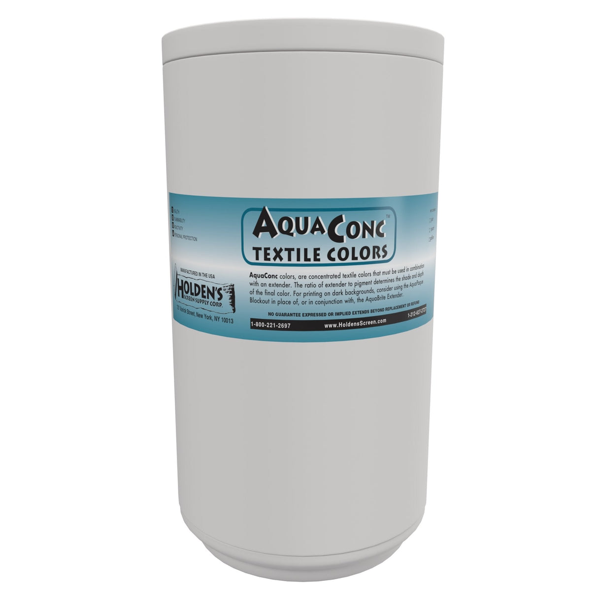 AquaConc Concentrated Textile Pigments - Water-Based Screen Printing Pigments, Vibrant Long-Lasting Colors (8OZ)