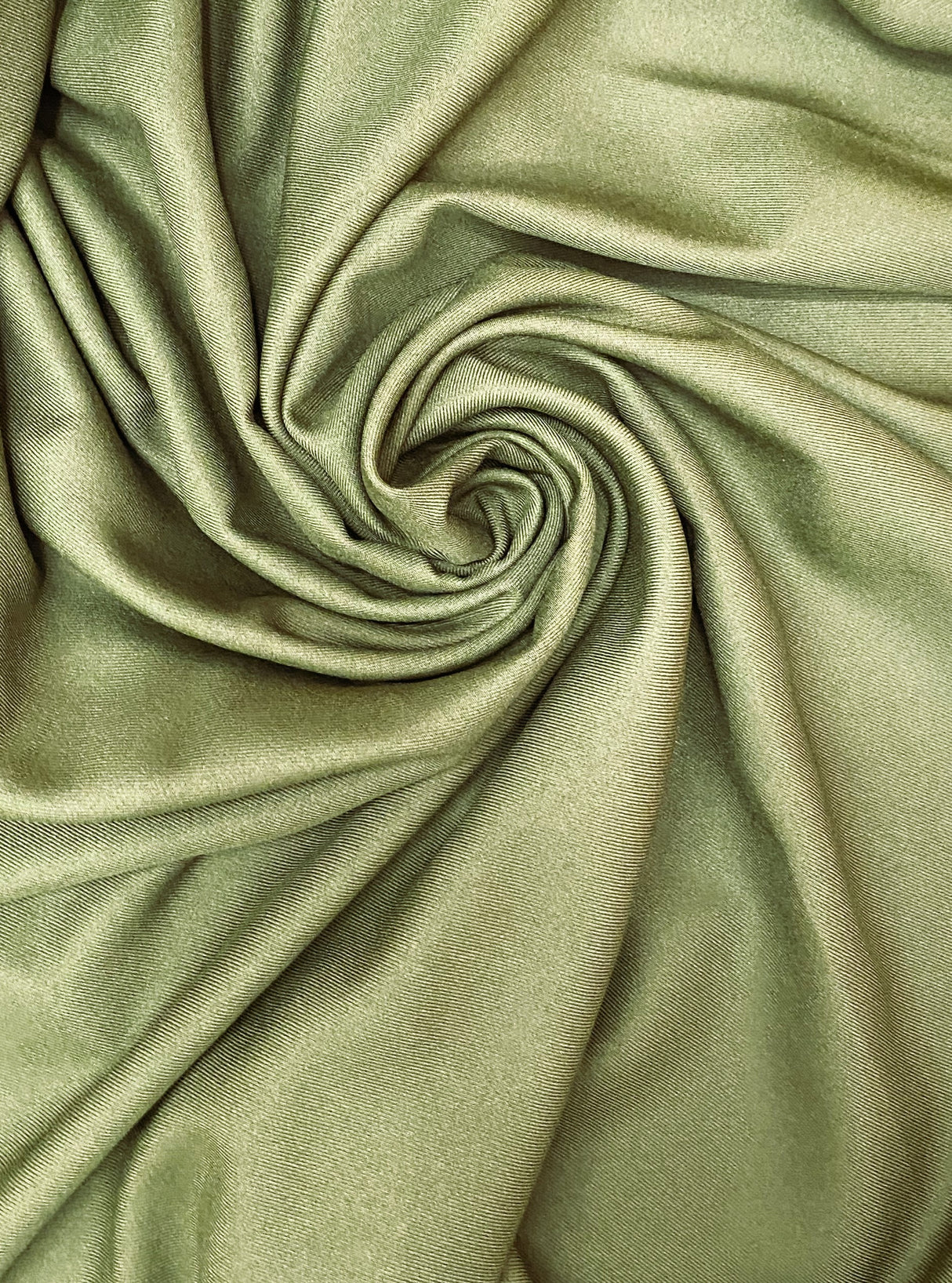 Gabardine Polyester Gabardine Fabric - Army Green, 59/60" Width (1 Yard)