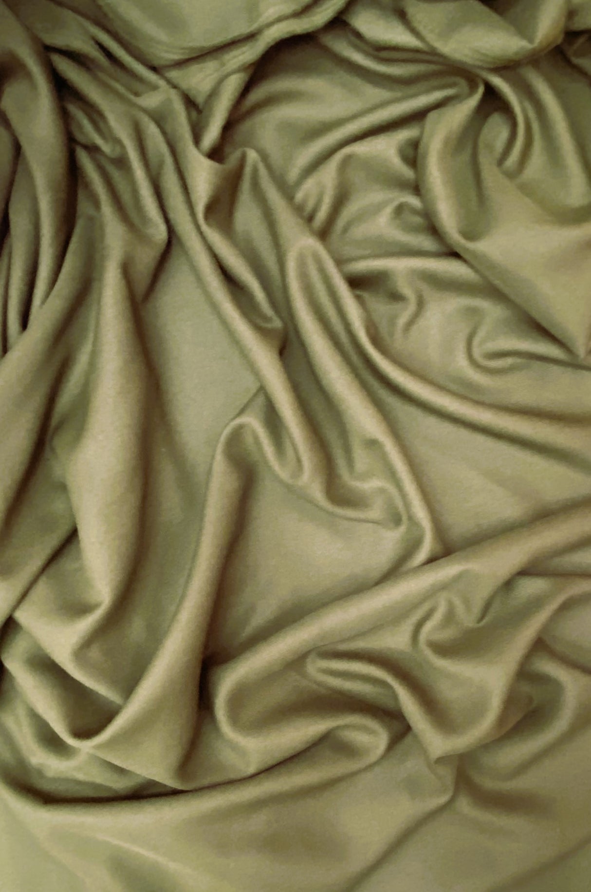 Gabardine Polyester Gabardine Fabric - Army Green, 59/60" Width (1 Yard)
