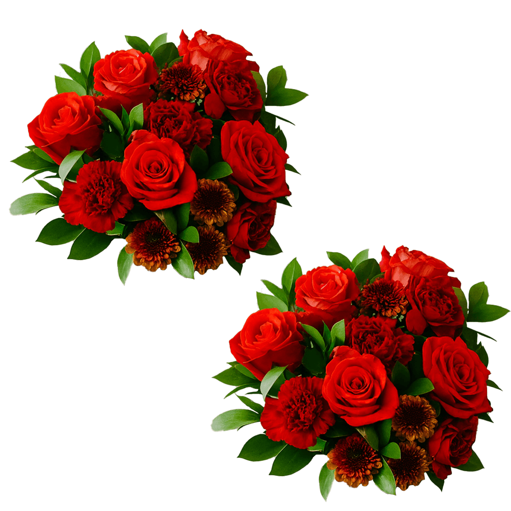 Autumn Straw Hat Flower Bouquet Fresh Mixed Arrangement