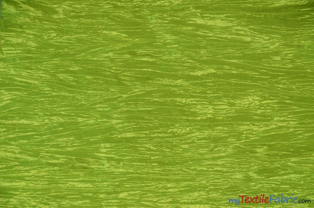 Crease Taffeta Crush Taffeta Polyester Fabric - Crushed Texture, 50/52" Width (Continuous Yards Or By Bolt)