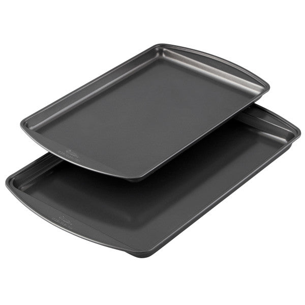 Wilton Perfect Results Premium Non-Stick Cookie Baking Sheets – 2-Piece Set