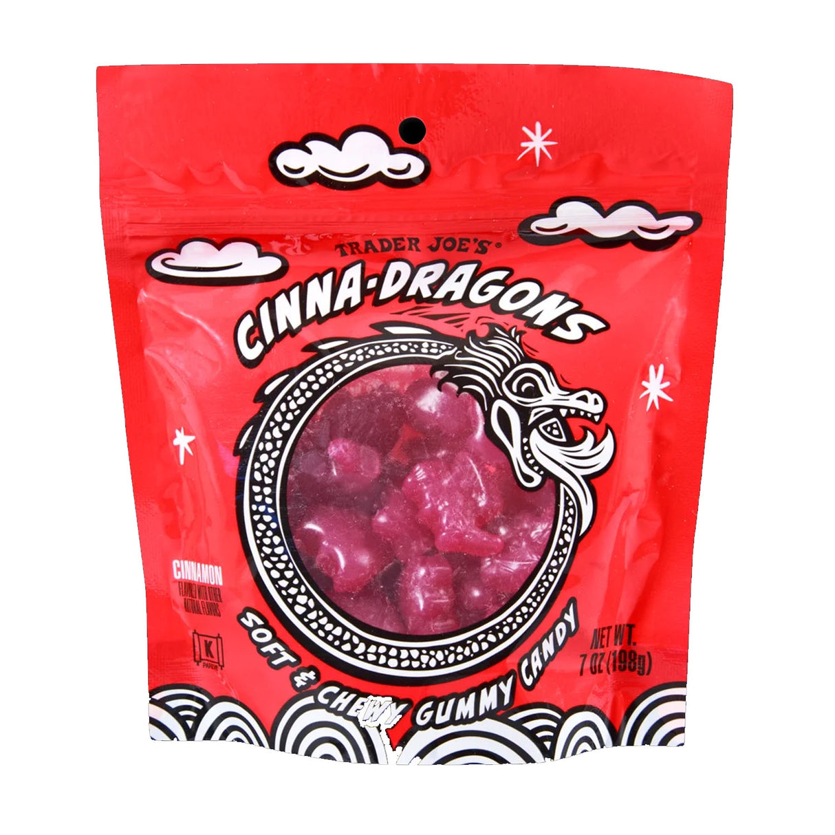 Trader Joe’s Cinna-Dragons Gummy Candy 7 Oz