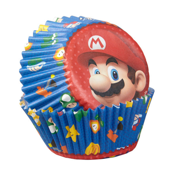 Wilton Super Mario by Nintendo Cupcake Liners, 50-Count