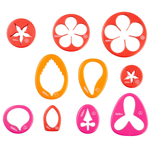 Wilton Gum Paste and Fondant Flower Cutter Set – 28 Piece