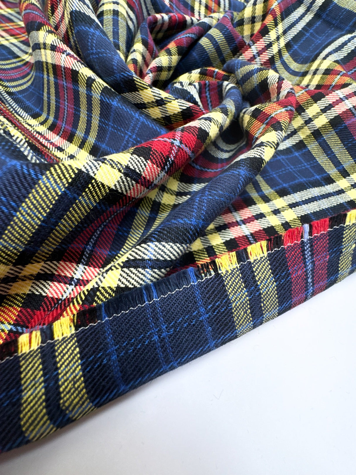 Cotton Tweed Multicolor Checked