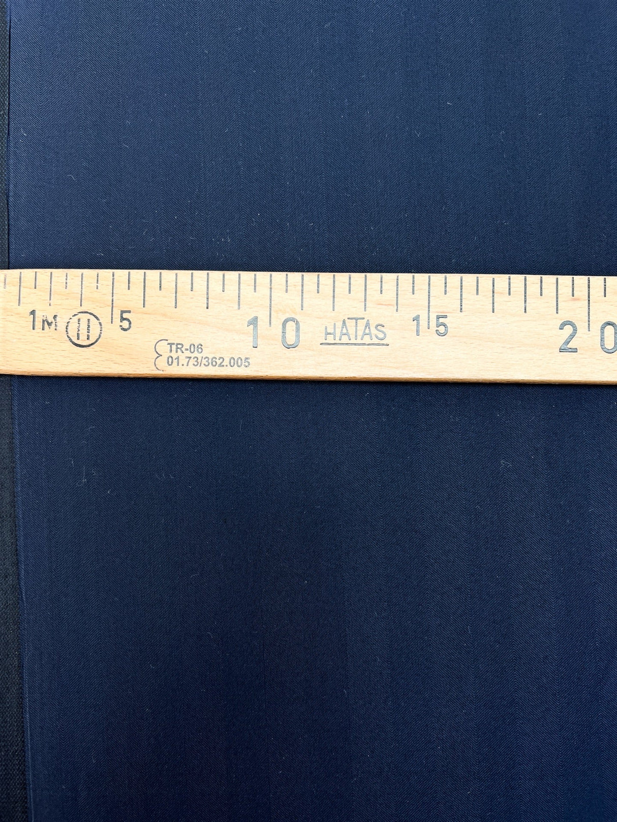 Blue Wool Polyester Suiting