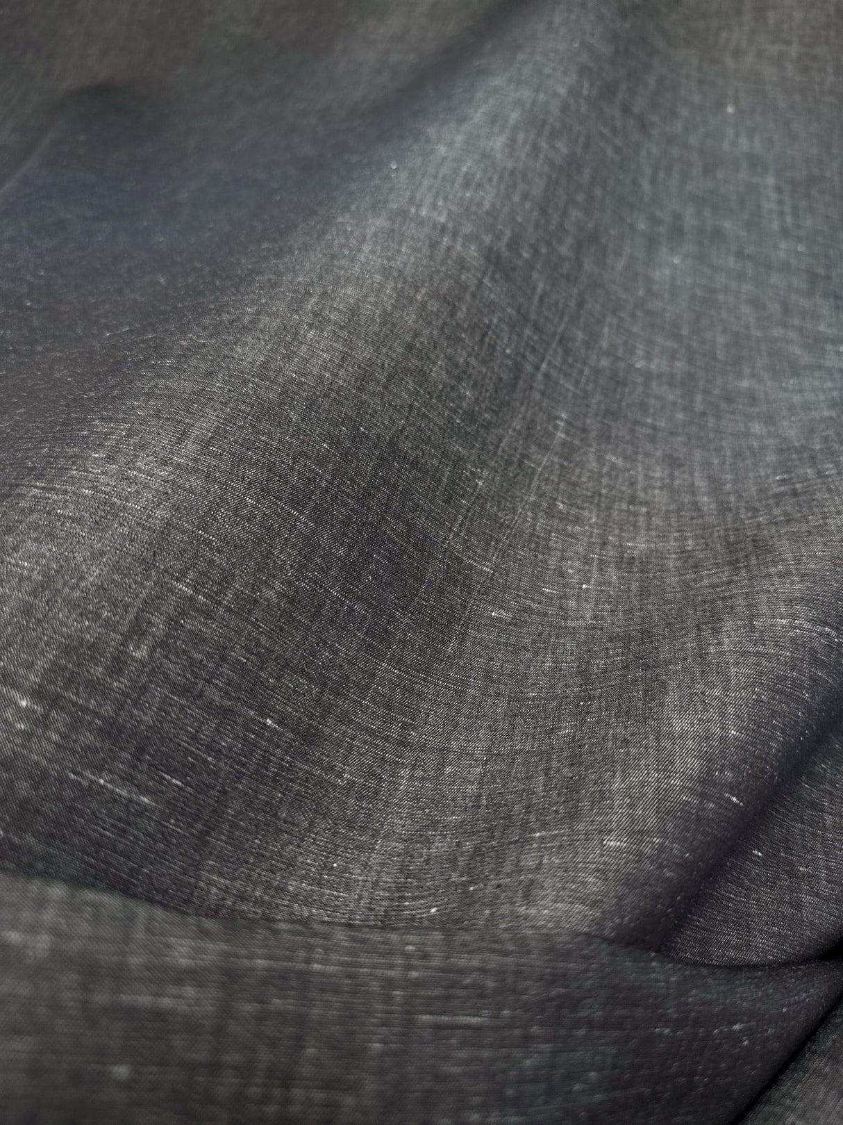 Cotton Linen Denim Blue Shade