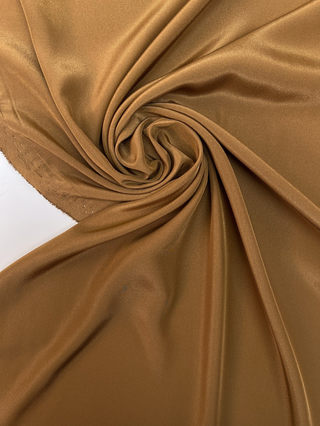 Brown Crepe Polyester Fabric
