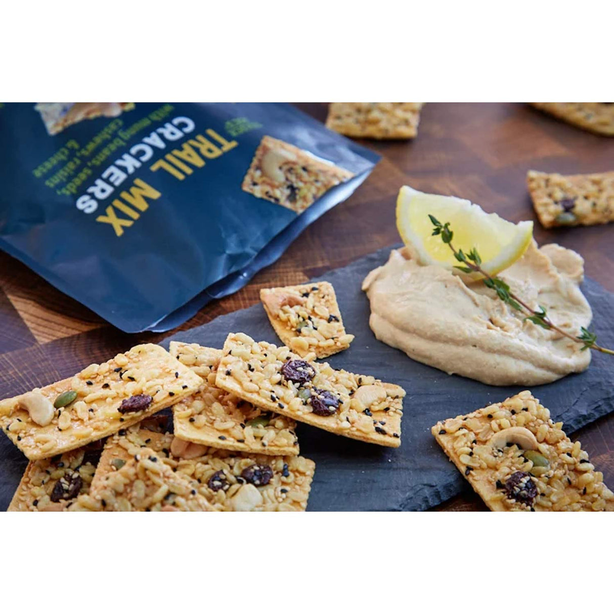 Trader Joe's Trail Mix Crackers For Flavorful Snack 4.5 oz