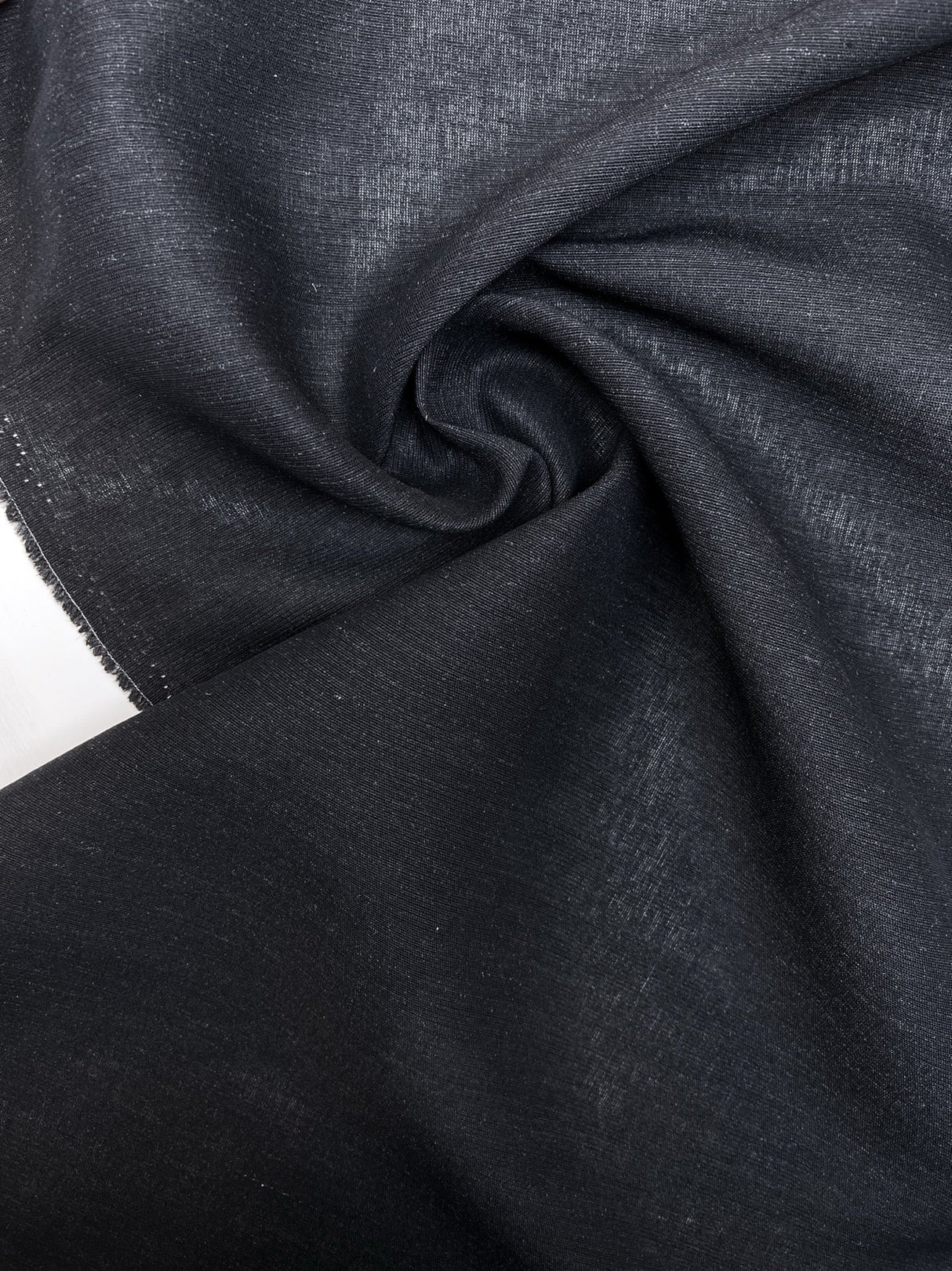 Linen Plain Weave Gray Shirt Fabric