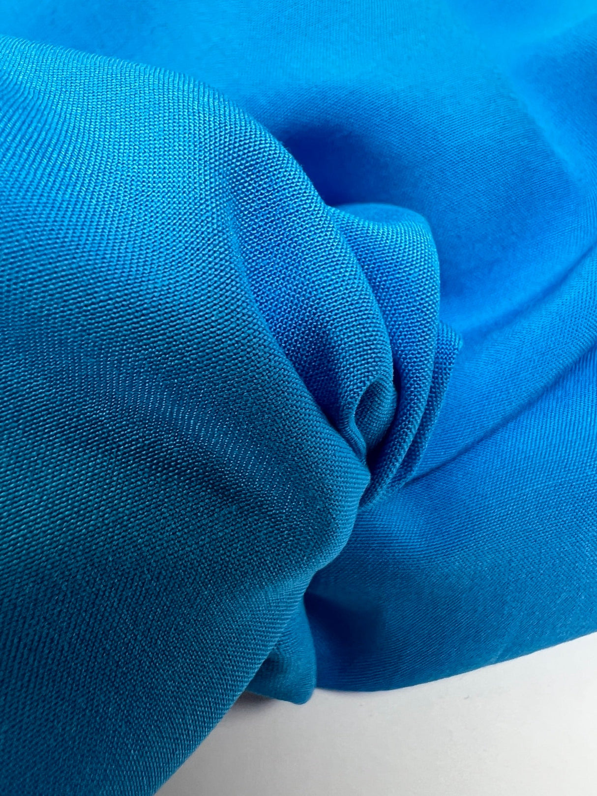 Blue Viscose Staple Fabric