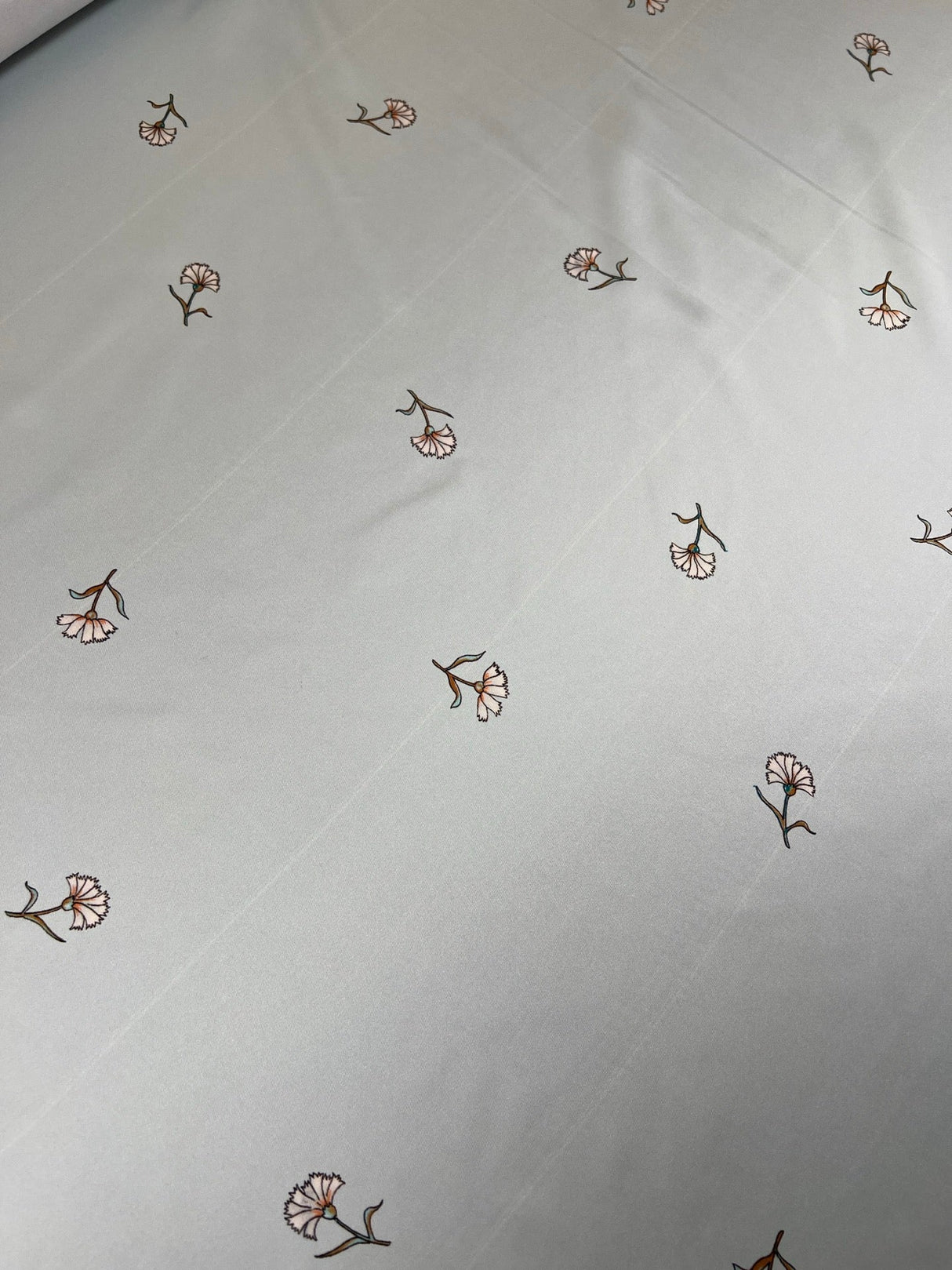 Polyester Sateen Printed Yellow Shades