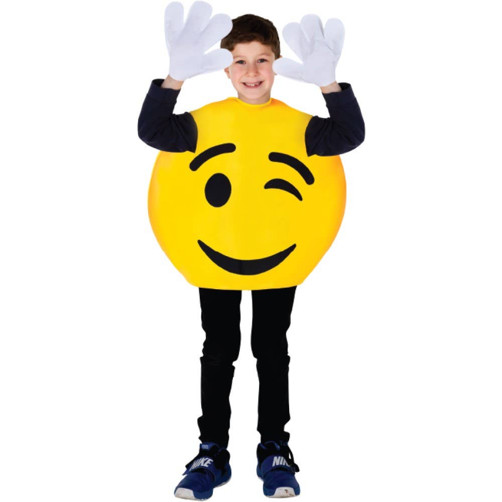 Emoji Wink Smiley Costume