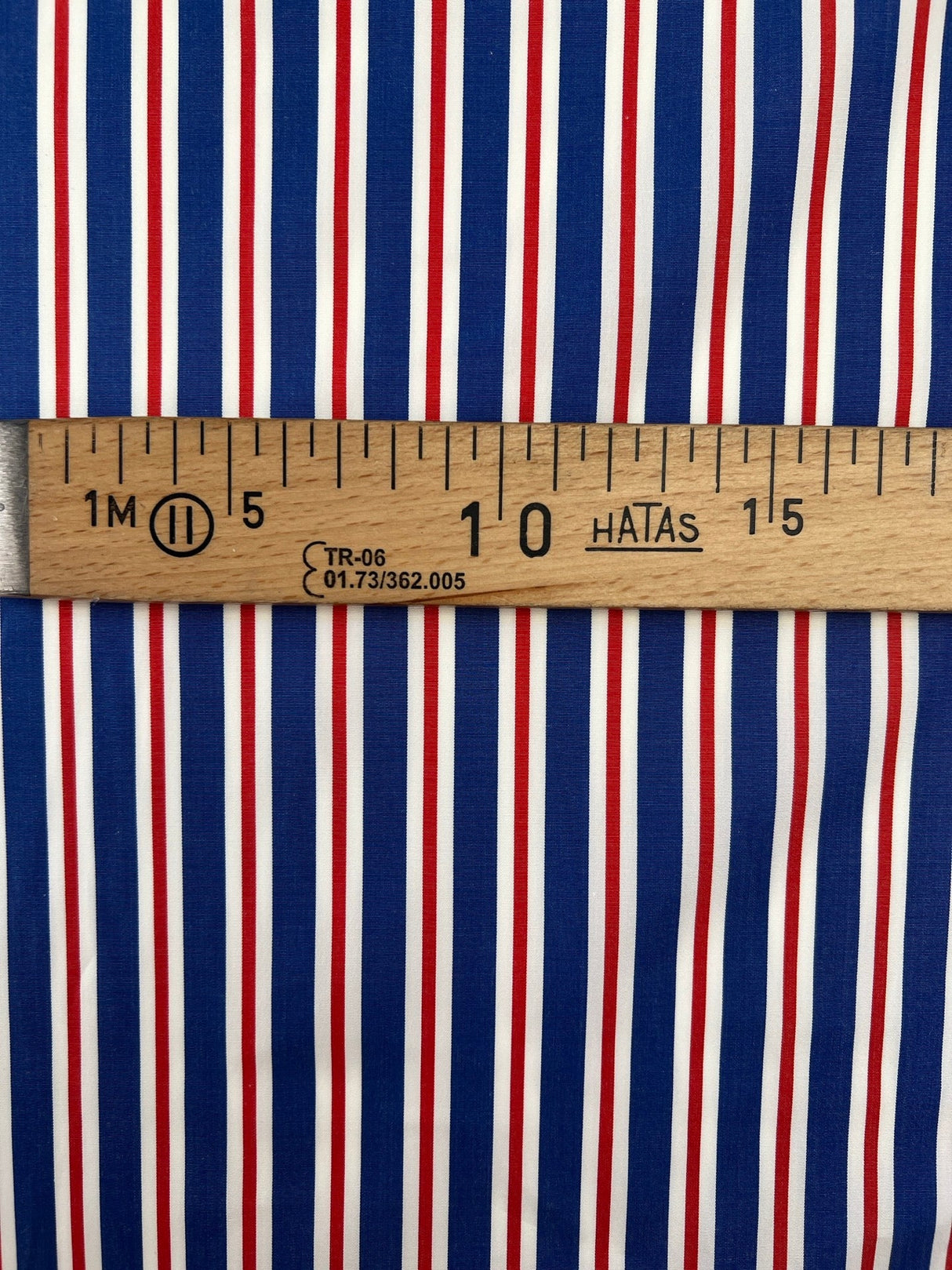 Cotton Poplin Blue Striped