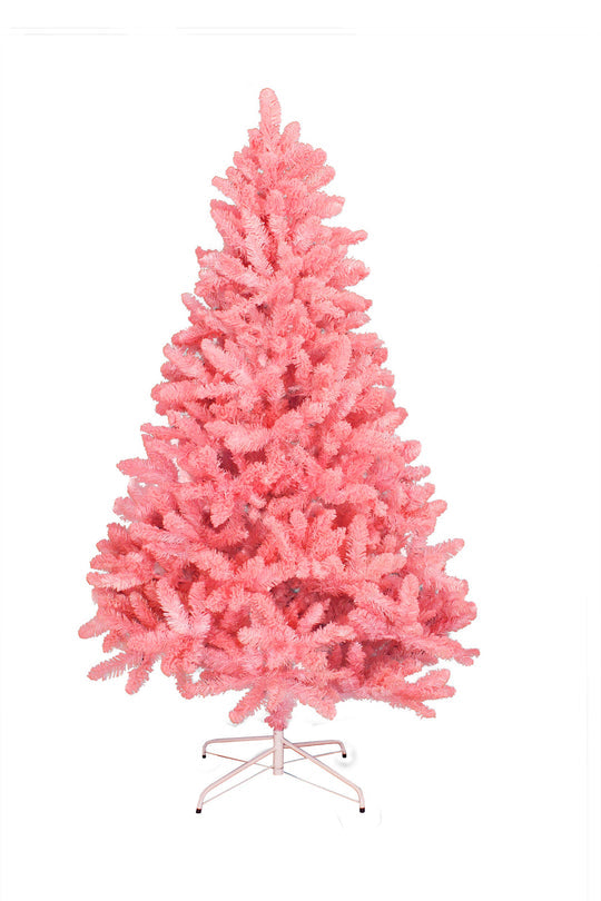 6' Light Pink Flocked Kodiak with Metal Stand, Dia 43", 647 tips