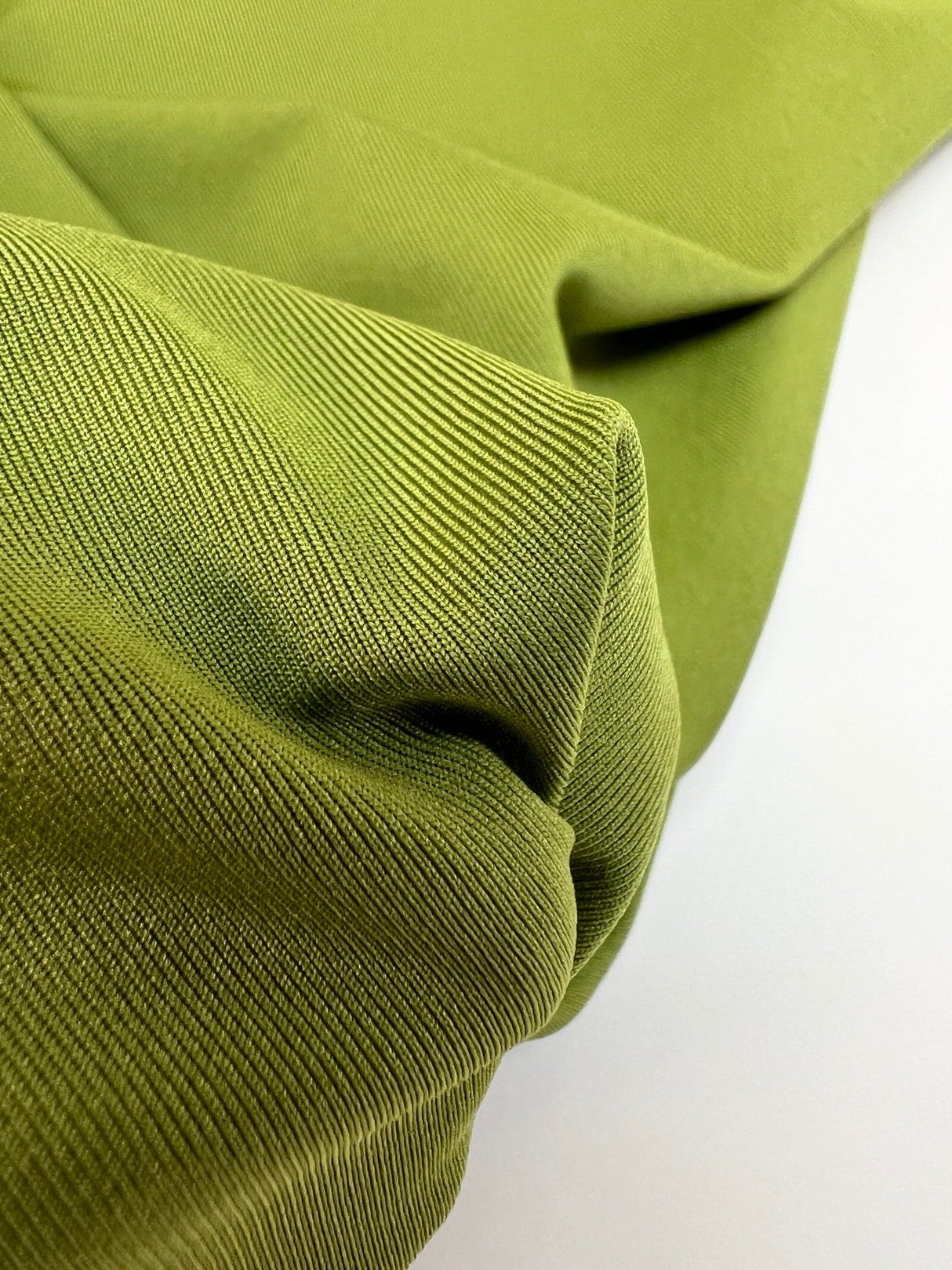 Green Stretch Knitted Fabric