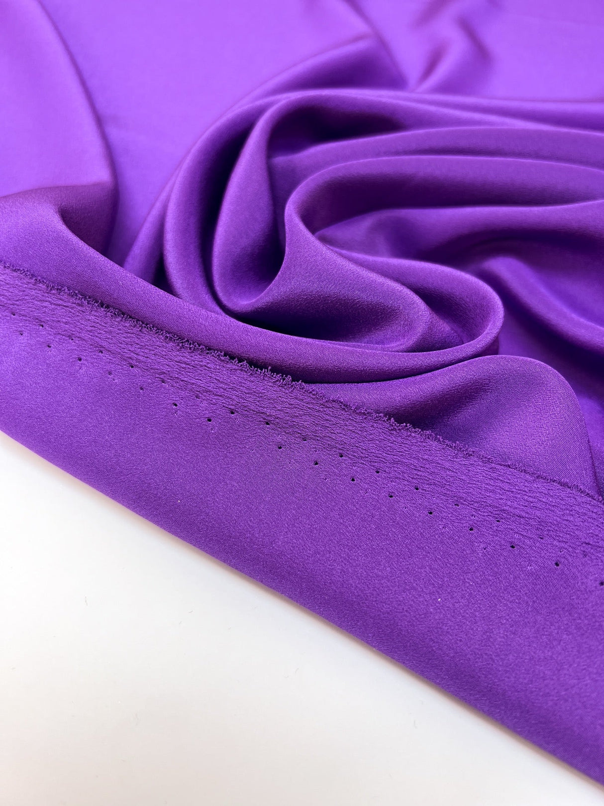 Purple Polyamide Crepe