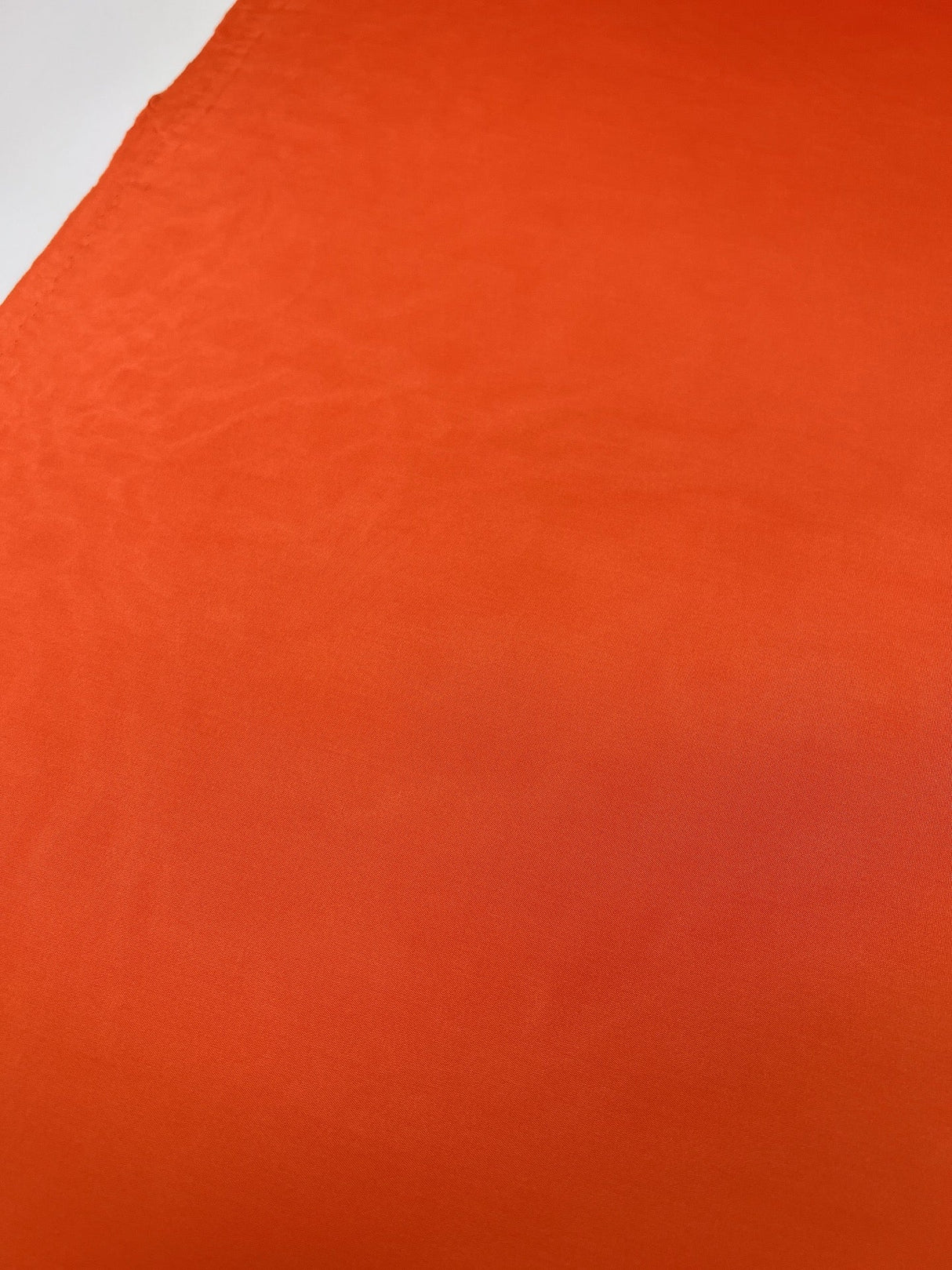 Orange Moiré Knitted Viscose Stretch Fabric