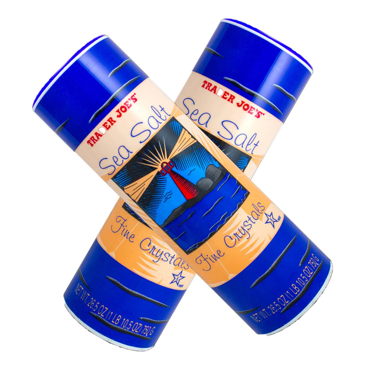 Trader Joe's Sea Salt Fine Crystals, Finishing Salt, Cooking Salt - 26.5 Oz