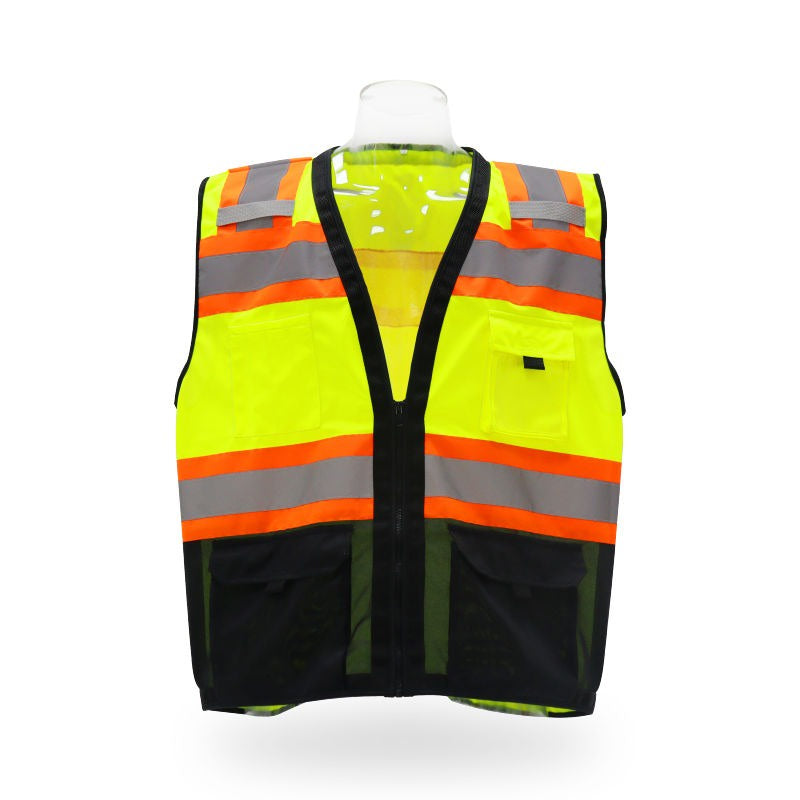 Contrast Safety Vest 10 pack 100% polyester