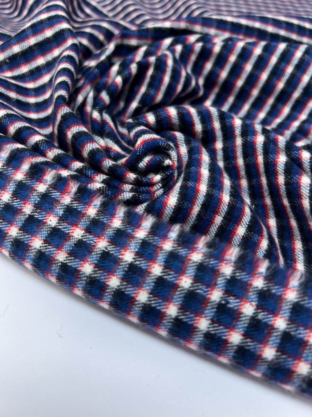 Cotton Flannel Striped Checked