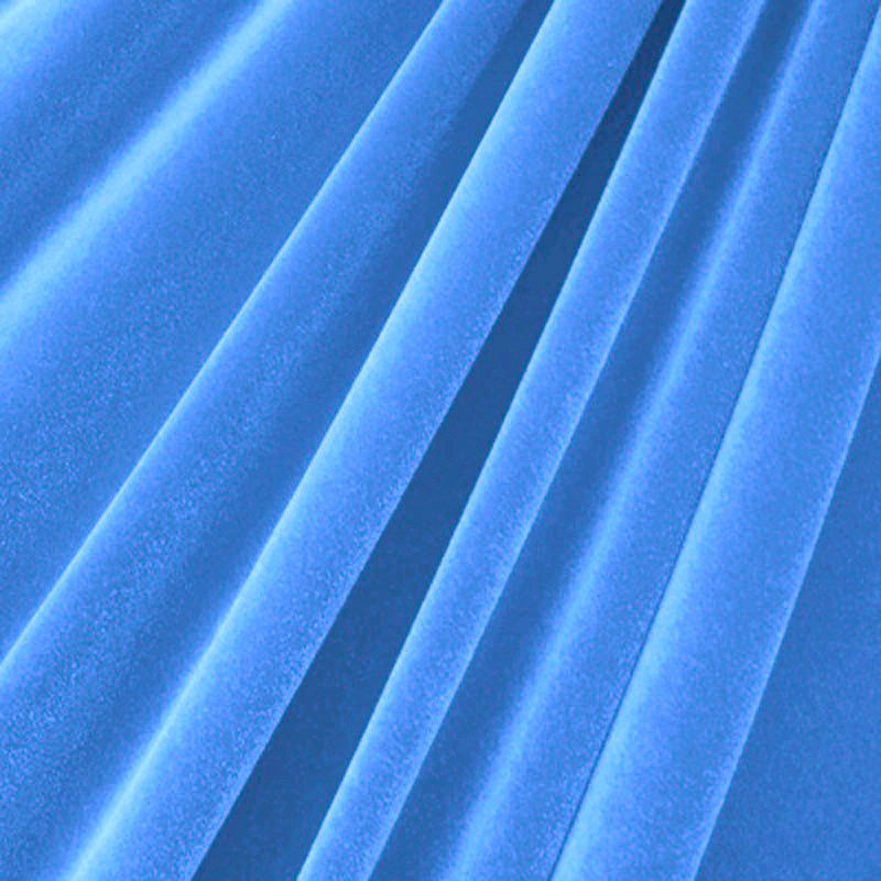 1 Yard Solid Stretch Velvet Fabric Silky Soft 4 Way Stretch for Apparel 58/60 Inch Width