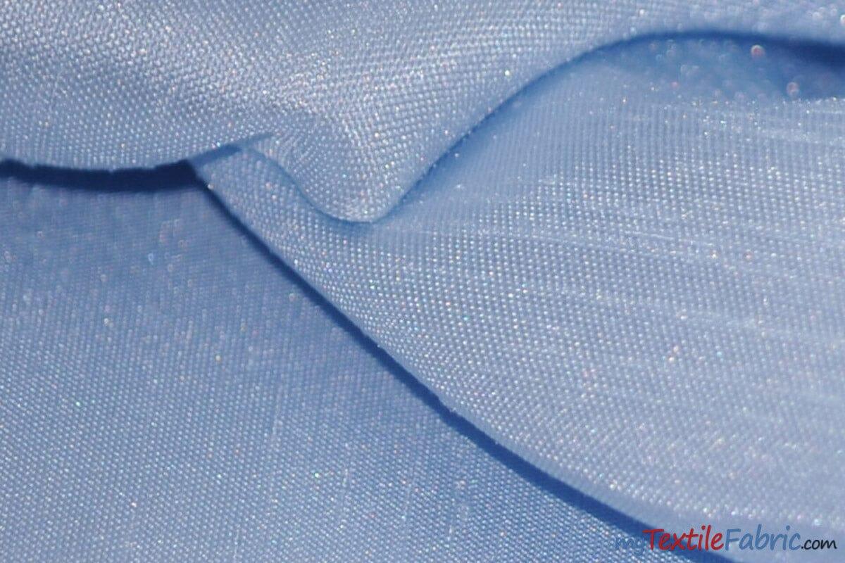Shantung Satin Polyester Fabric - Reversible Satin Dupioni Silk, Multiple Colors, 58/60" Width (Yards, Bolts, Sample Swatches)