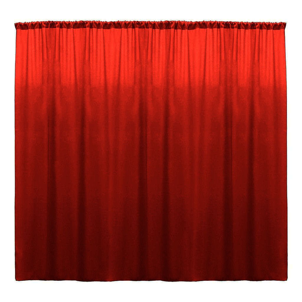 Backdrop Drape Curtain Polyester Poplin Fabric - Seamless, 10 Feet Wide X 15 Feet High (1 Panel)