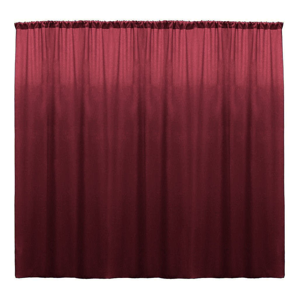 Backdrop Drape Curtain Polyester Poplin Fabric - Seamless, 10 Feet Wide x 20 Feet High, 1 Panel (1 Panel)