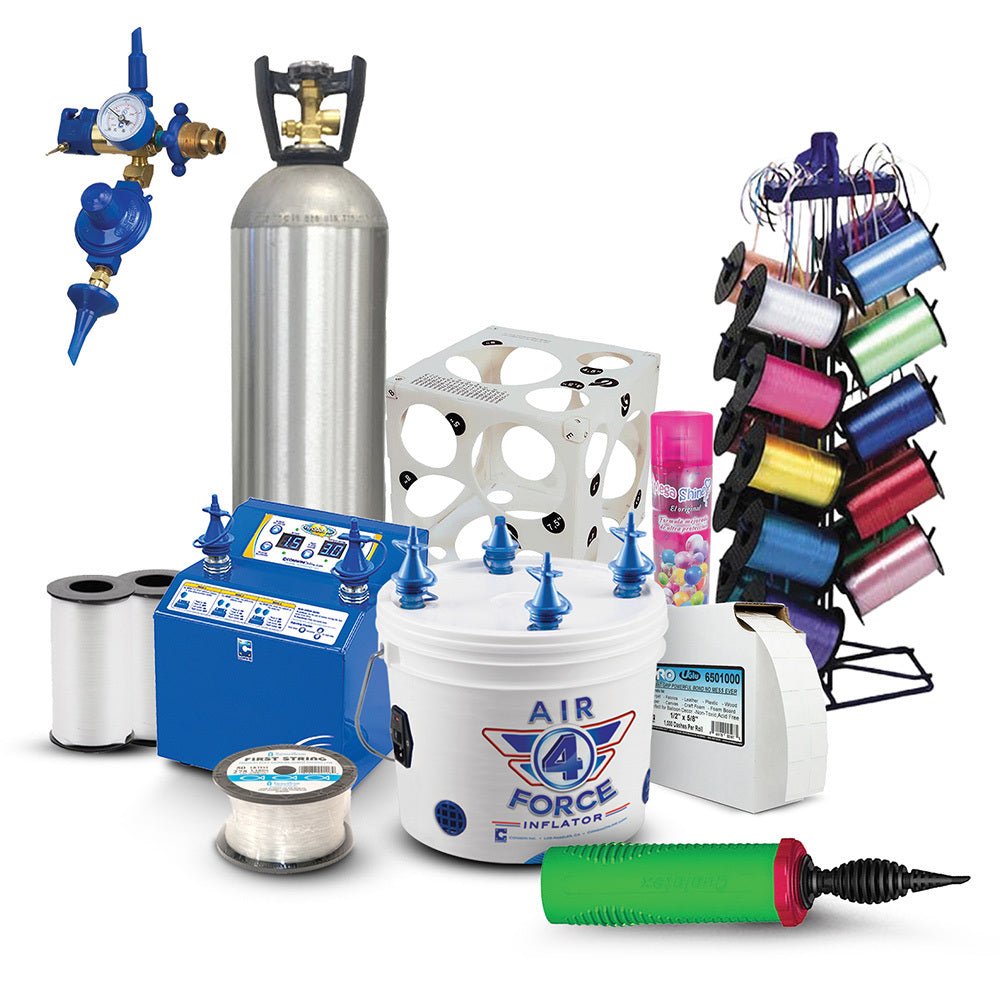 Balloon Equipment Package for Helium and Air-Filled Decor