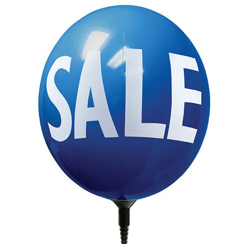 Vinyl Balloon Gizmo Blue with White Sale