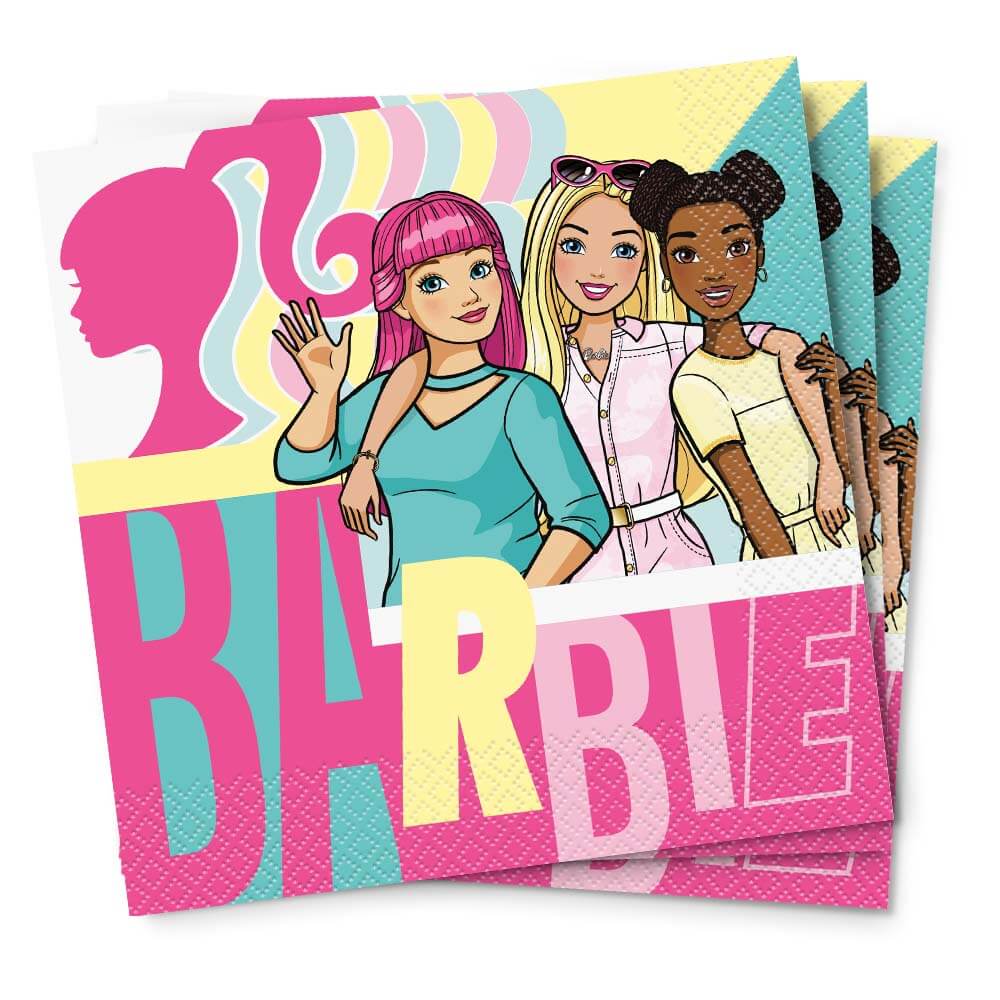 Barbie Luncheon Napkins 16 Pack