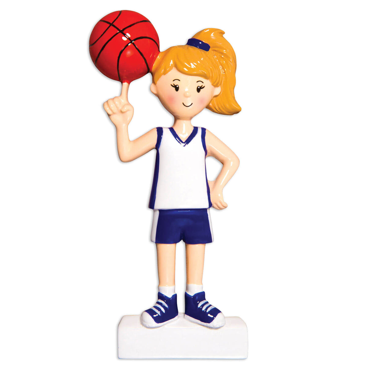 Girl Basketball Player Personalizable Ornament